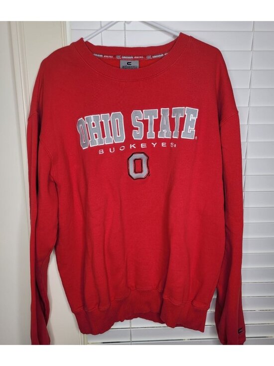 Colosseum Other - Ohio State Buckeyes Crewneck Sweatshirt Red XL Cotton blnd Embroidered Colosseum